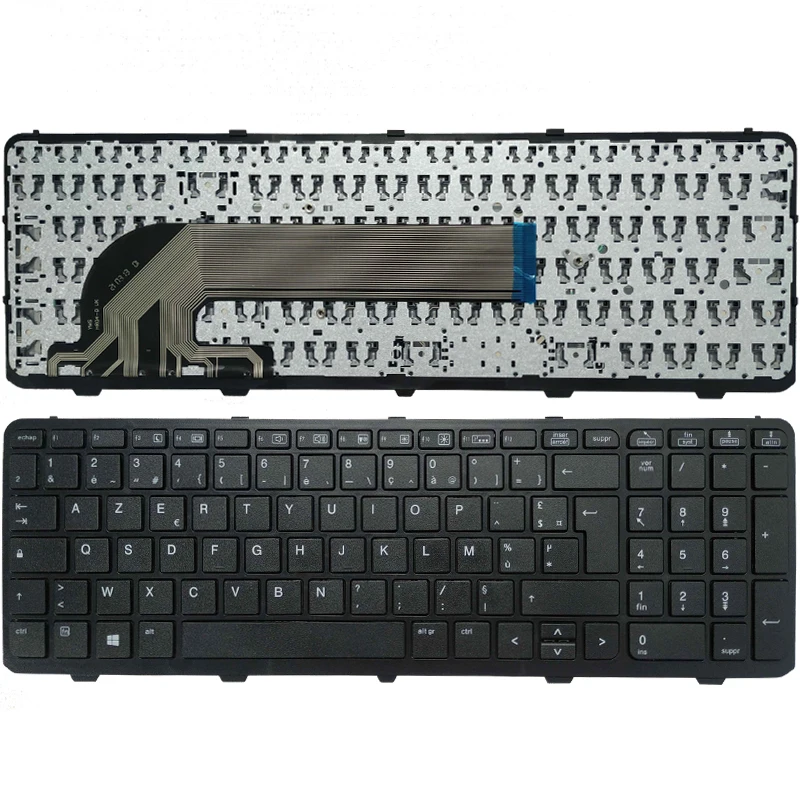 Новая французская раскладка клавиатуры ноутбука для HP Probook 450 GO G1 455 470 G2 FR 768787 051