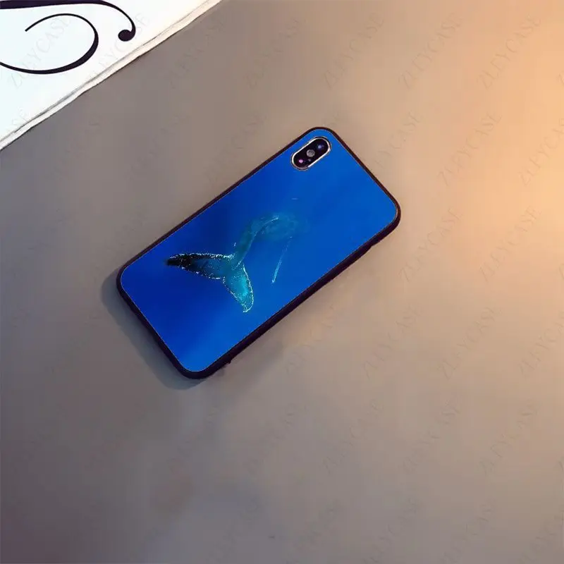 ocean whale shark silicone soft phone case for iphone x xs 12pro max 5s 6splus 7 8plus xr xsmax se 2020 12mini cover free global shipping