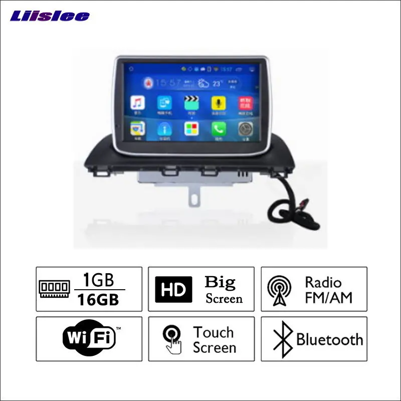 Liislee для Mazda CX 4 автомобильный Радио GPS Аудио Видео мультимедийный плеер WiIFi DVR