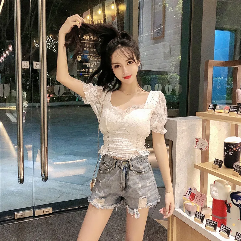 Женские топы с низким вырезом сексуальные блузки Новый Дизайнерский Модный