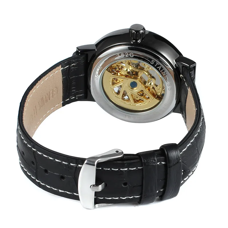 WINNER Automatic Mechanical Men Wristwatch Military Army Sport Male Clock Top Brand Luxury Skeleton Fashion Man Watch Gift 8126 | Наручные