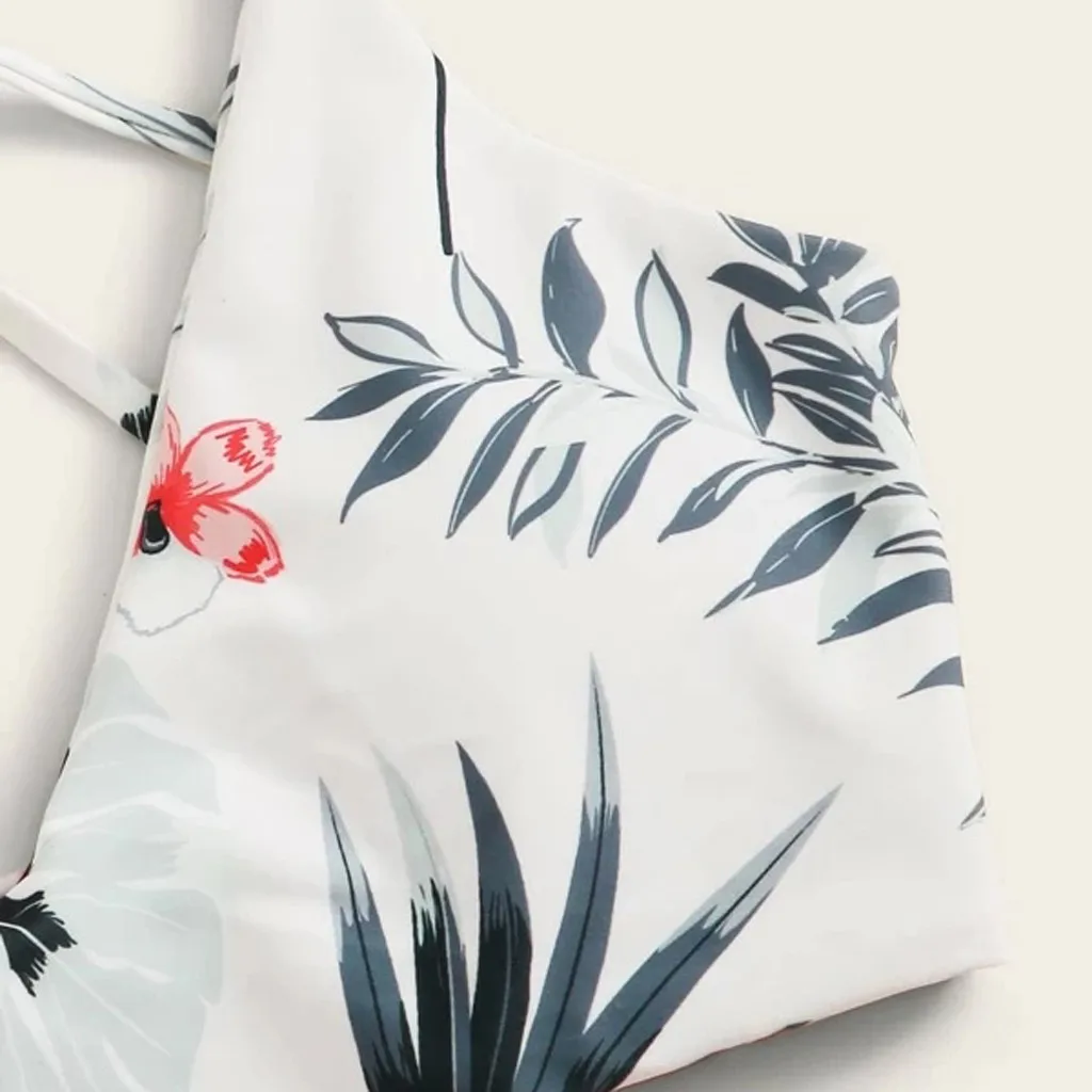 Купальник женский с цветочным принтом пуш-ап мягкий 2021 | Женская одежда