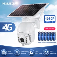 inqmega 4g solar hd 1080p camera day and night full color smart home voice intercom motion detection waterproof monitoring