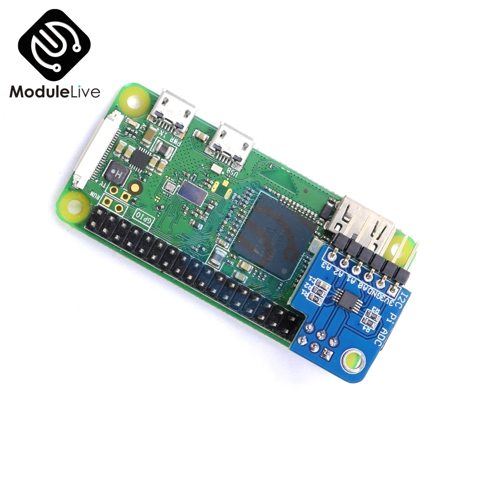 ADS1115 I2C Pi ADC модуль 16-битный прецизионный 8SPS до 860SPS для Raspberry 1 2 3 Zero A + B набор