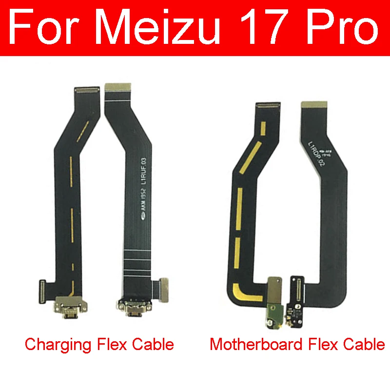 Материнская плата LCD гибкий кабель для Meizu 17 Pro 17T Usb Зарядка ленточный Запасные