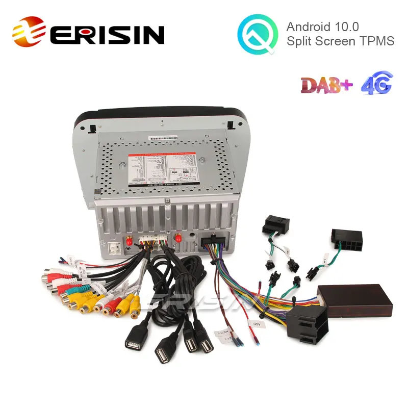 Erisin 5997 7 &quotAndroid 10 0 Автомобильный GPS WiFi BT TPMS DAB радио для Mercedes S Class W220 S280 S430 S500 S55 CL-Class