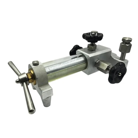 

hot sale comparator hydraulic hand pump pressure gauge calibrator