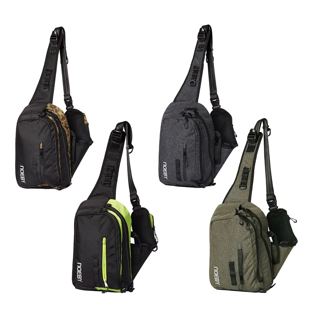 

Noeby Fishing Chest Bag Sling Package Waterproof Large Capacity Fishing Tackle Bag for Reel Lures Outdoor Sport