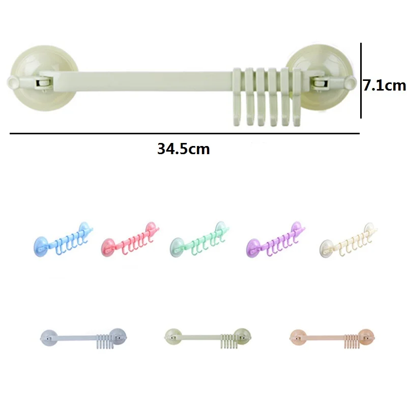

Kitchen Accessories Adjustable Hook Rack Towel Rack Holder Lock Type Sucker Door Wall Hangers Hooks Cup Sucker for Bathroom Hook