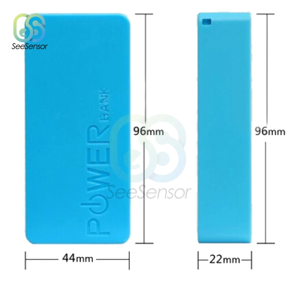 2X18650 USB зарядное устройство чехол для аккумулятора DIY Box 5600 мАч iPhone смартфона MP3