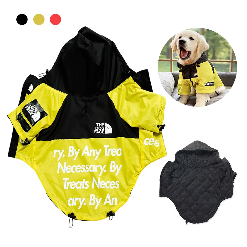 Одежда для собак Плащ маленьких и больших Ветровка Толстовка с капюшоном