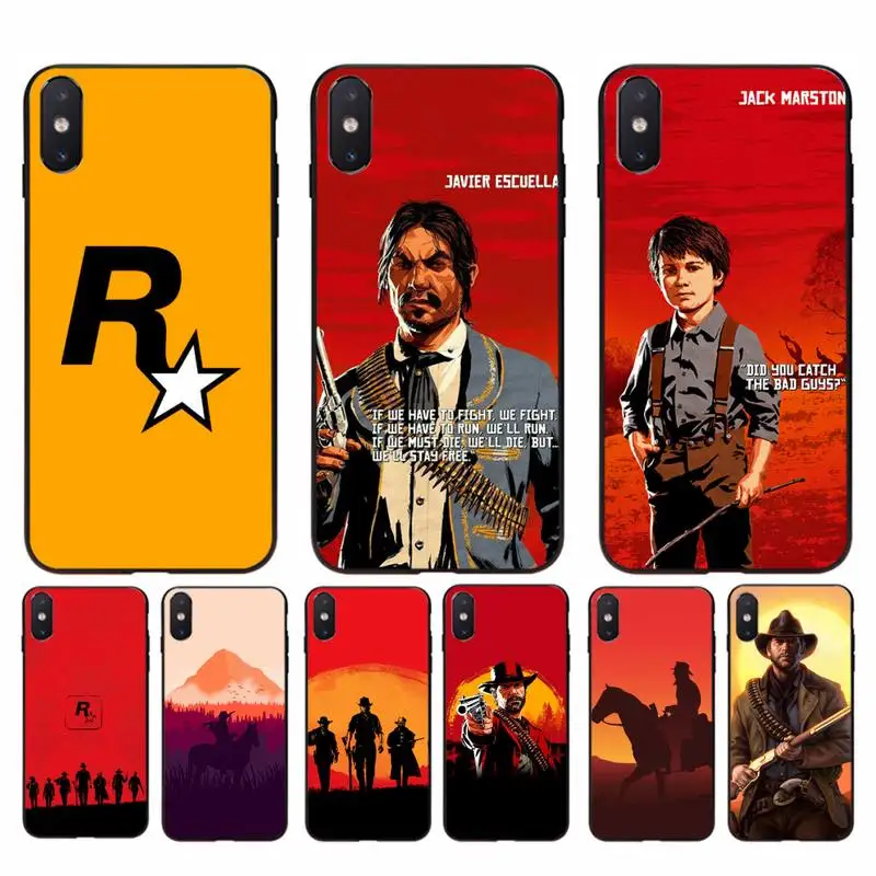 

FHNBLJ game RDR2 Luxury Unique Phone Cover for iphone 11 12 mini Pro Max X XS MAX 6 6s 7 8 plus 5 5S 5SE XR SE2020