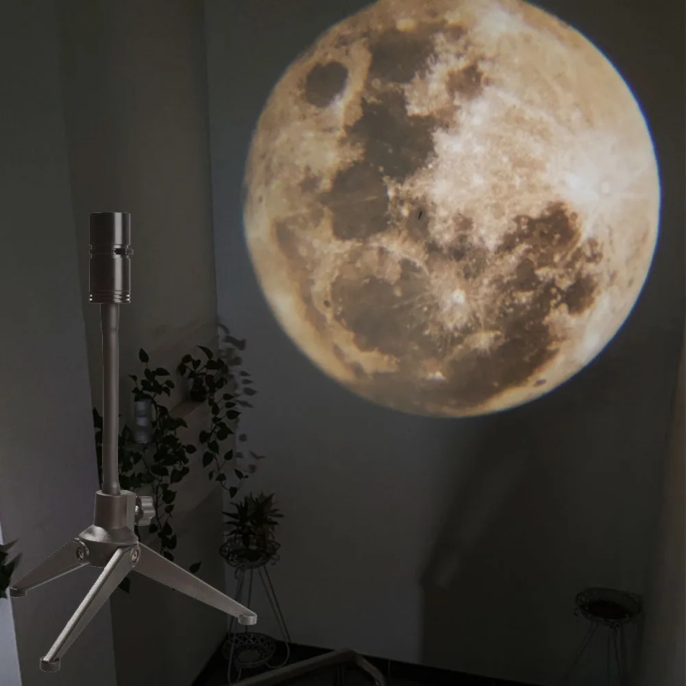

Moon Earth Projector Lamp USB Rechargeable Planet Projection Girl Bedroom Table Lamp Photo Atmosphere LED Night Light Home Decor
