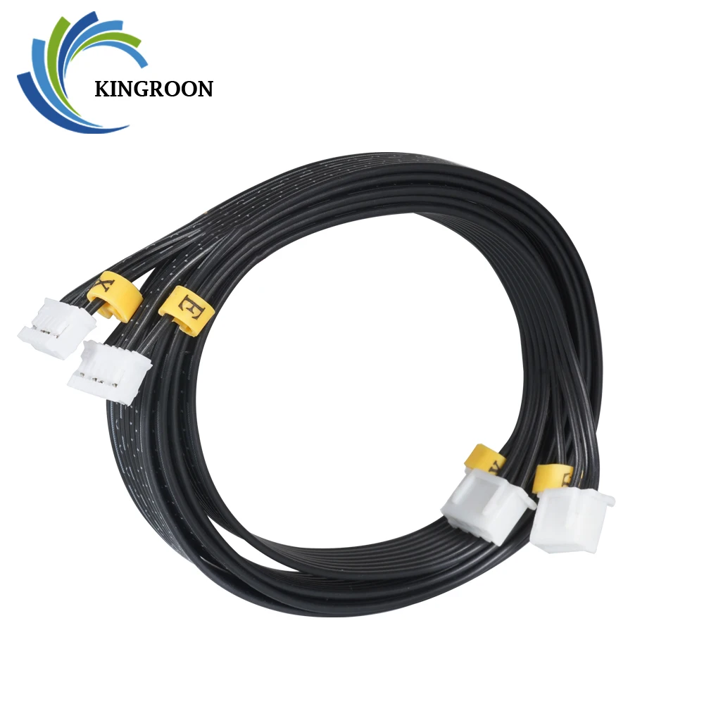 : KINGROON 4 Pin шаговый двигатель кабель 25 см x 90 KP3S 3D принтеры мотор соединители