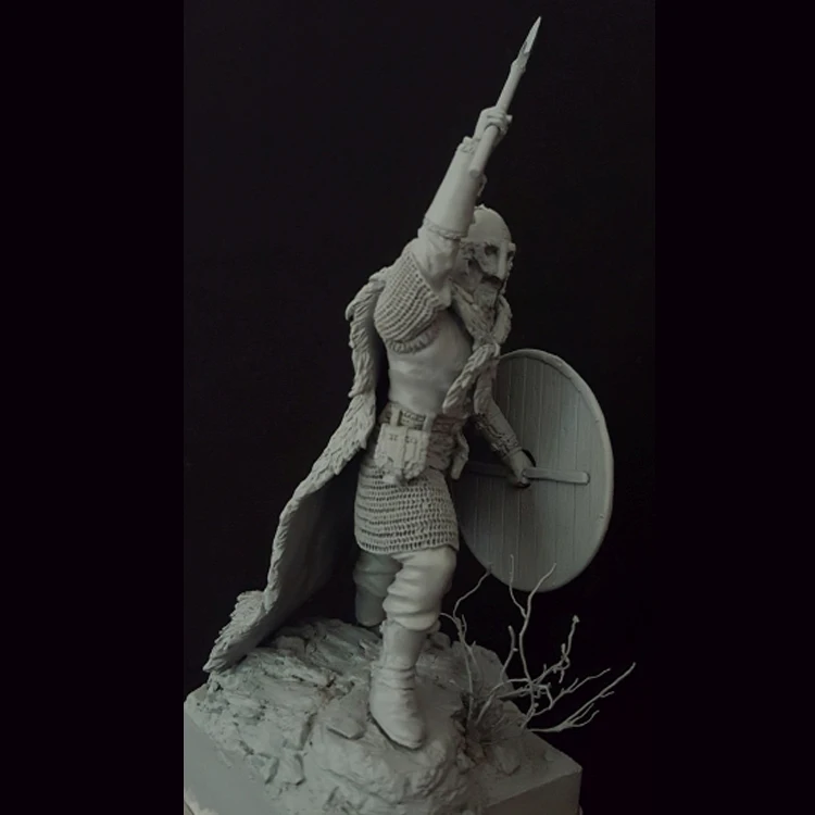 1/24 сборный Набор фигурок из смолы викингов воин|Наборы для сборки моделей| |