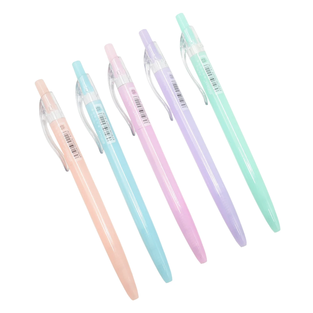 4Pcs Stationery Cute 0.5mm Blue Ink Pen School Supplies Office Learning Writing Ballpoint Pen Simple Super Good Writing Pen