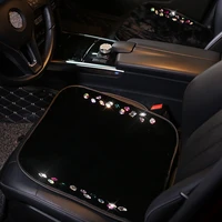 rhinestone decoration car seat cushion crystal styling women and girls car front seat cover auto back seat cushion for mercedes