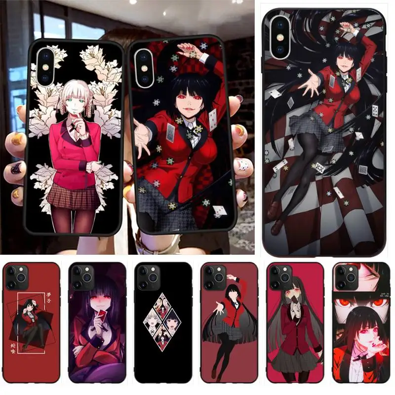 Мягкий чехол для телефона с японским аниме Kakegurui Jabami Yumeko iPhone 11 pro XS MAX 8 7 6 6S Plus X 5S SE