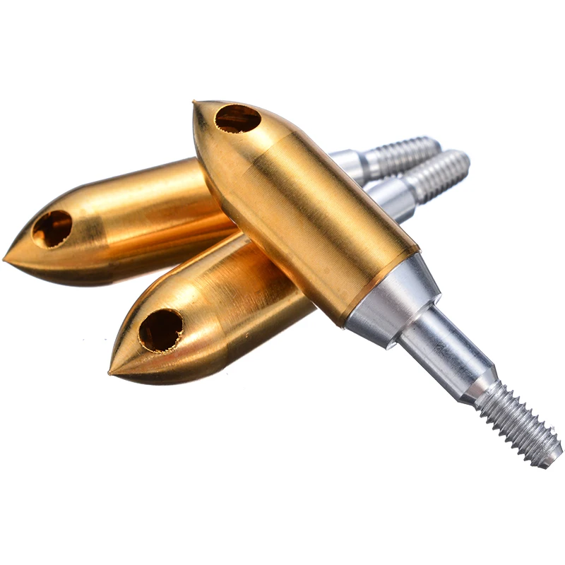 6 шт./компл. свист стрелы медь широкоугольная стрелка головки винт Охота Стрела