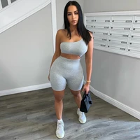 high waist hollow out slim fit playsuit summer overall streetwear female clothing women sexy romper one shoulder short jumpsuit