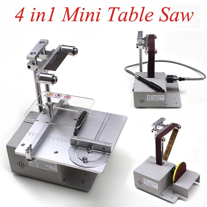 

Table Saw Mini Electric Saw Multifunctional Mini Cutting Machine DIY Woodworking Saw Precision Desktop Cutting Machine