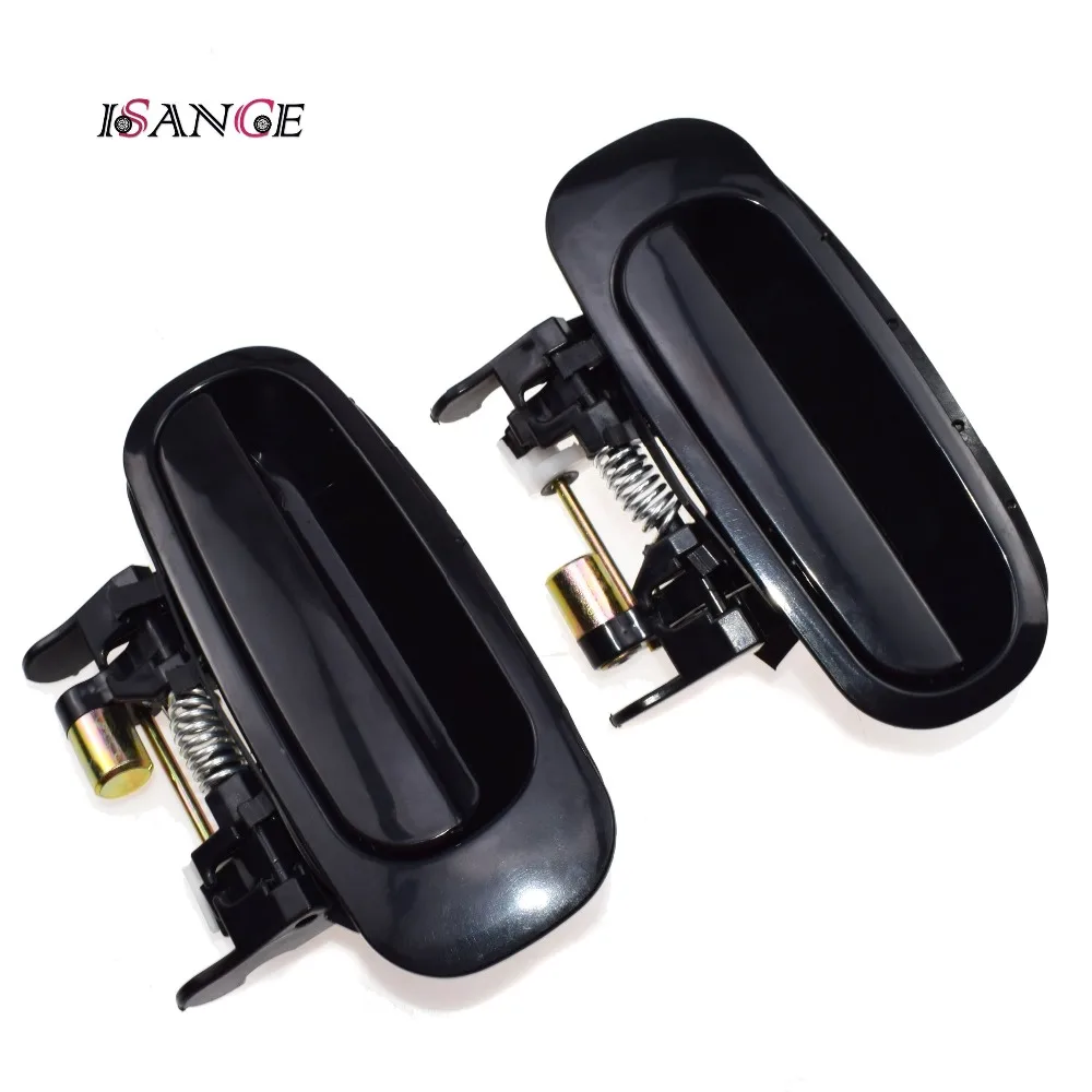 Наружная дверная ручка ISANCE задняя левая правая Черная для Chevrolet Prizm Toyota Corolla 1998 1999