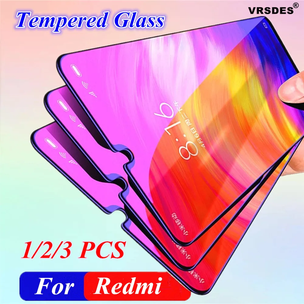 Защитное стекло закаленное 2.5D для Xiaomi Redmi Note 8T 8 7 6 Pro 8A 7A 6A 1/2/3 шт.|Защитные стёкла и