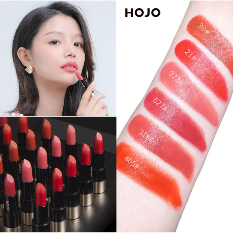 

Lipstick Velvet Matte Texture Waterproof Non-stick Cup Non-fading Long Lasting Easy To Color Moisturizing Lip Stick Makeup TSLM1