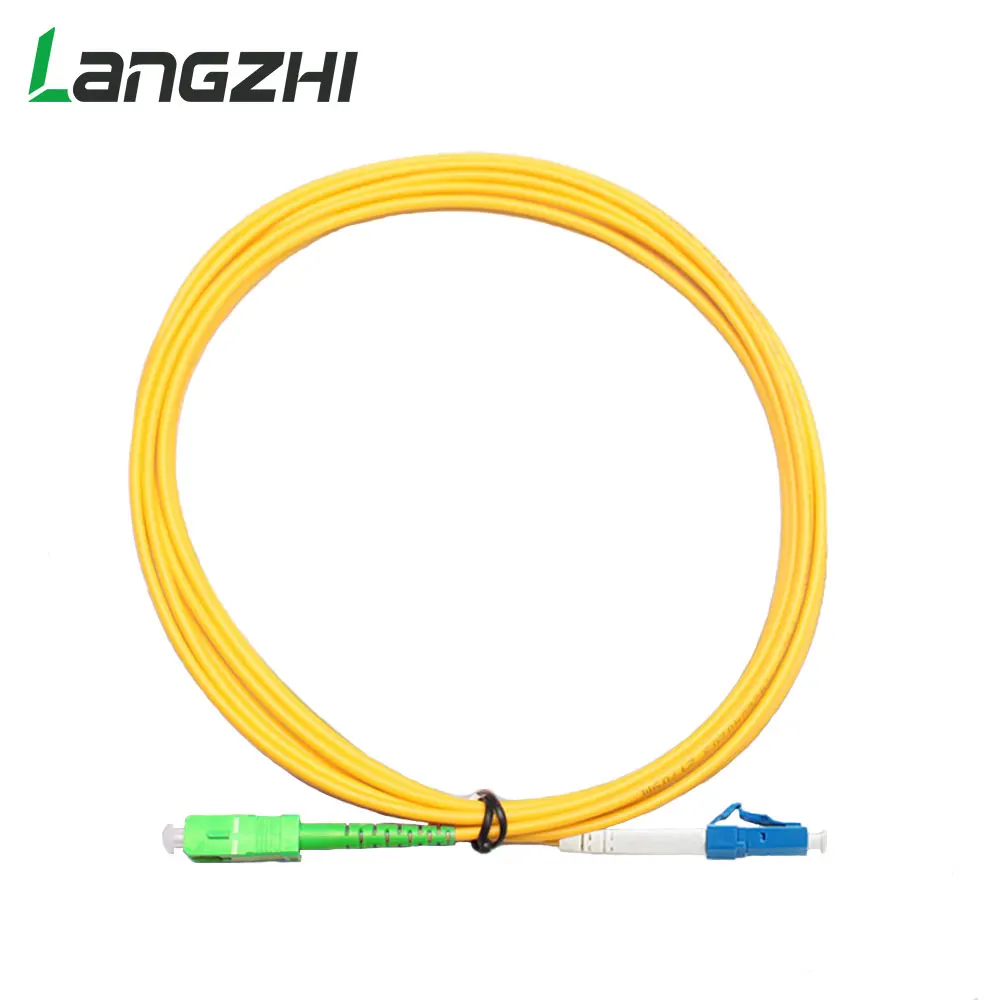 

New 10Pcs/bag SC-LC 3M Simplex Single Mode G652D Fiber Optic Patch Cord SC/APC-LC/UPC 3M 3.0mm PVC Jacket FTTH Fiber Optic