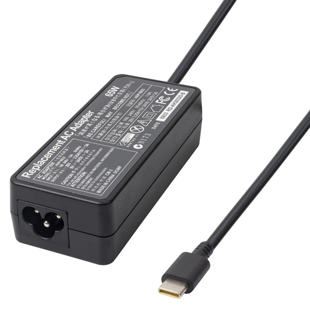 65 Вт Usb-c Type-c зарядное устройство для ноутбука адаптер питания переменного тока