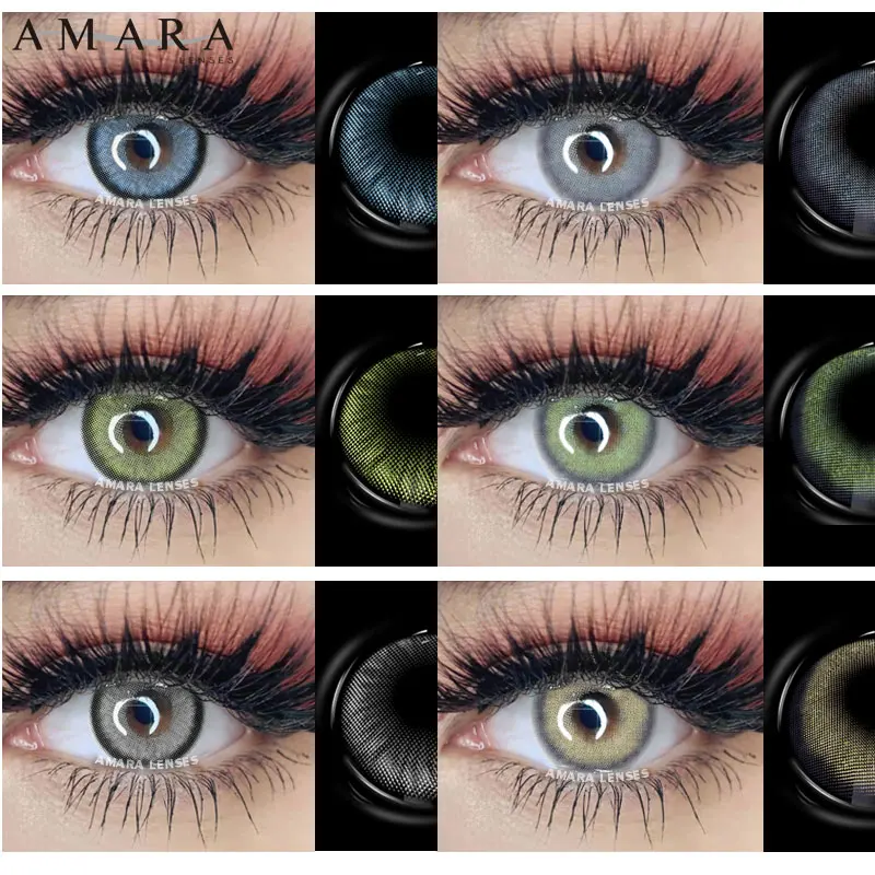 

AMARA Natural Color Lens Eyes DIAMOND Color Contact Lenses For Eyes Beauty Contact Lenses Eye Cosmetic Color Lens Eyes