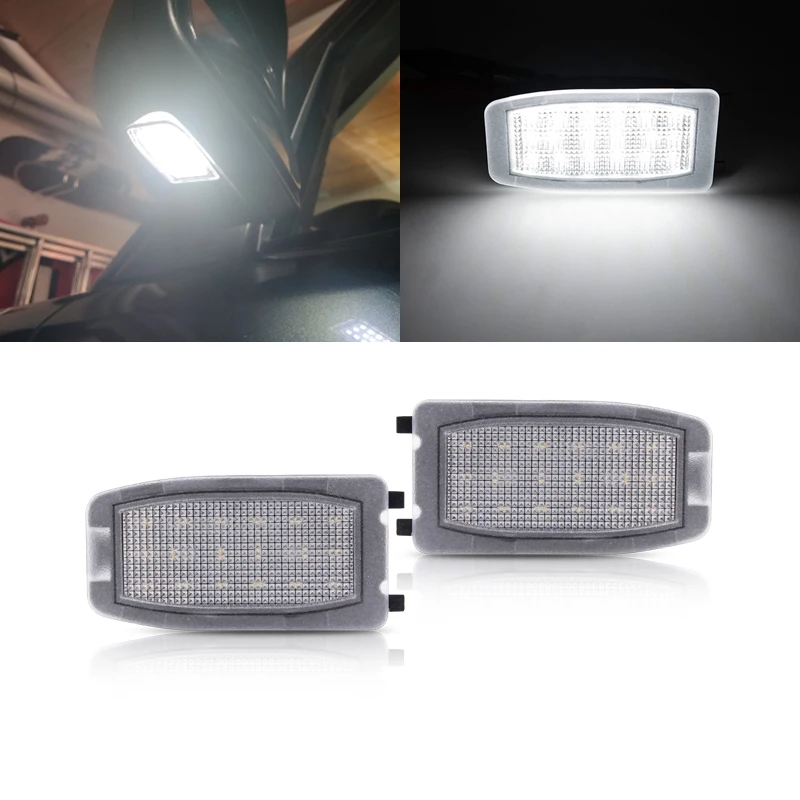 

Fits For Volvo S60 S80 V70 XC70 XC90 2PCs SMD White Canbus Led Under Side Mirror Puddle Lights