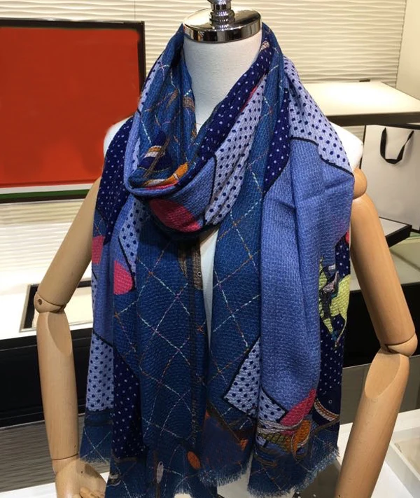 

Women Cashmere Scarf Pashmina Shawls And Wraps Female Warm Stoles Head Scarves