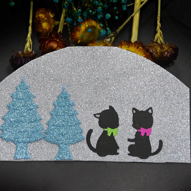 Кот любовник брак трафареты для пресс формы изготовления карт декоративные