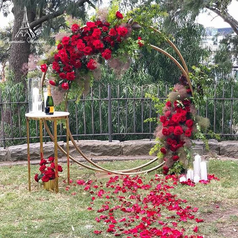 1 шт./лот романтический свадебный новый дизайн Свадебная металлическая Арка с