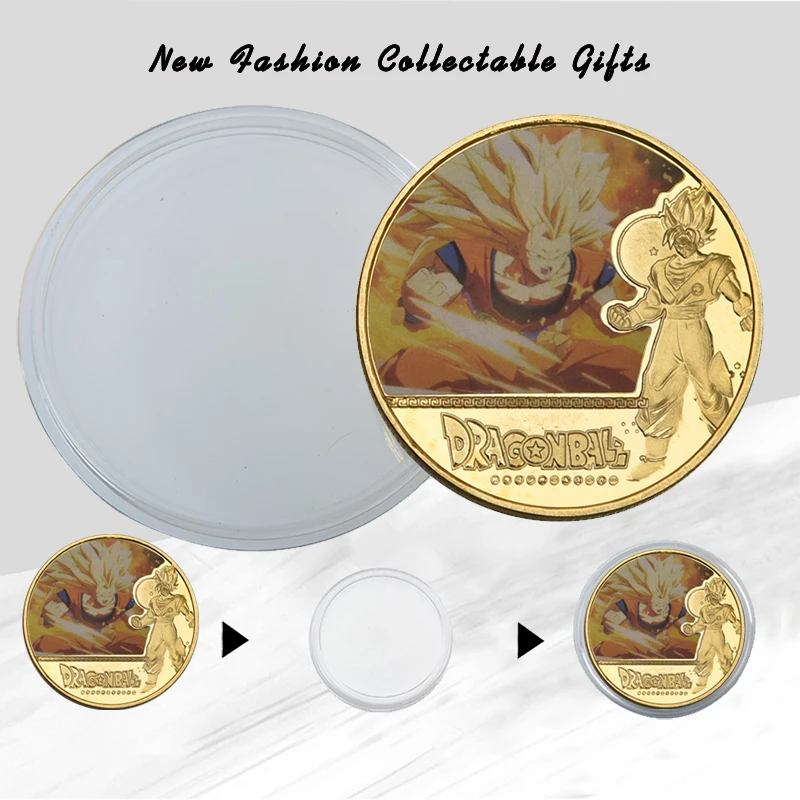 

WR Gold Plated Coins Collectibles with Coin Holder Japanese Challenge Coins Set Original Gift Dropshipping