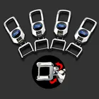 Металлический брелок для автомобильного стайлинга, Модный кулон в автомобильном стиле для Ford Mustang Raptor Fiesta Focus 2 3 4 Mondeo Ecosport Fusion Styling