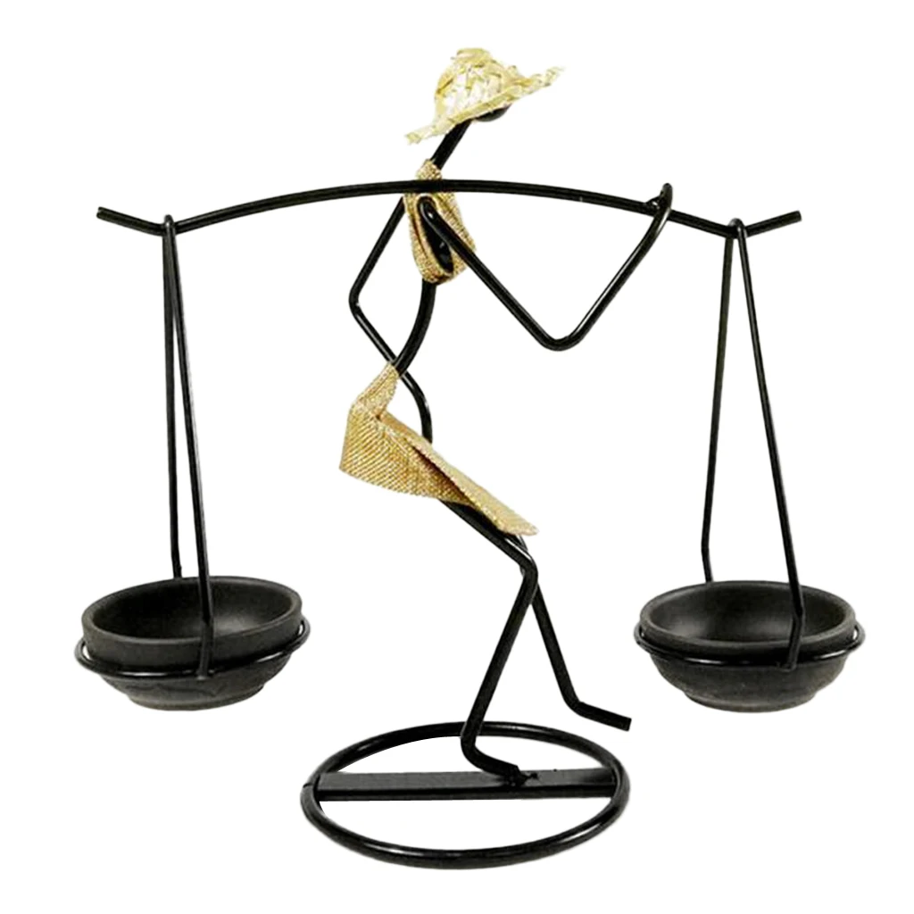 Подсвечник для женщин и девочек подсвечник из кованого железа с геометрическим