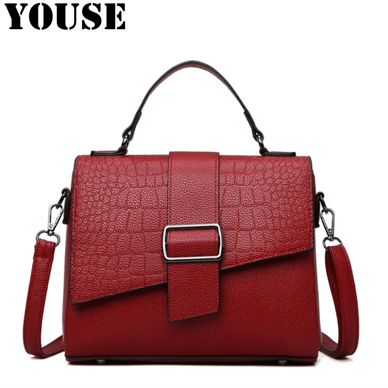 

YOUSE бренд 2020 ретро модные сумки на одно плечо модный стиль Универсальные Сумки через плечо женские сумки для офиса женские