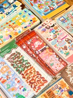 skysonic 8pcs4pcs3pcs christmas full set series decorative stickers idol album scrapbooking diary stickers korean stationery