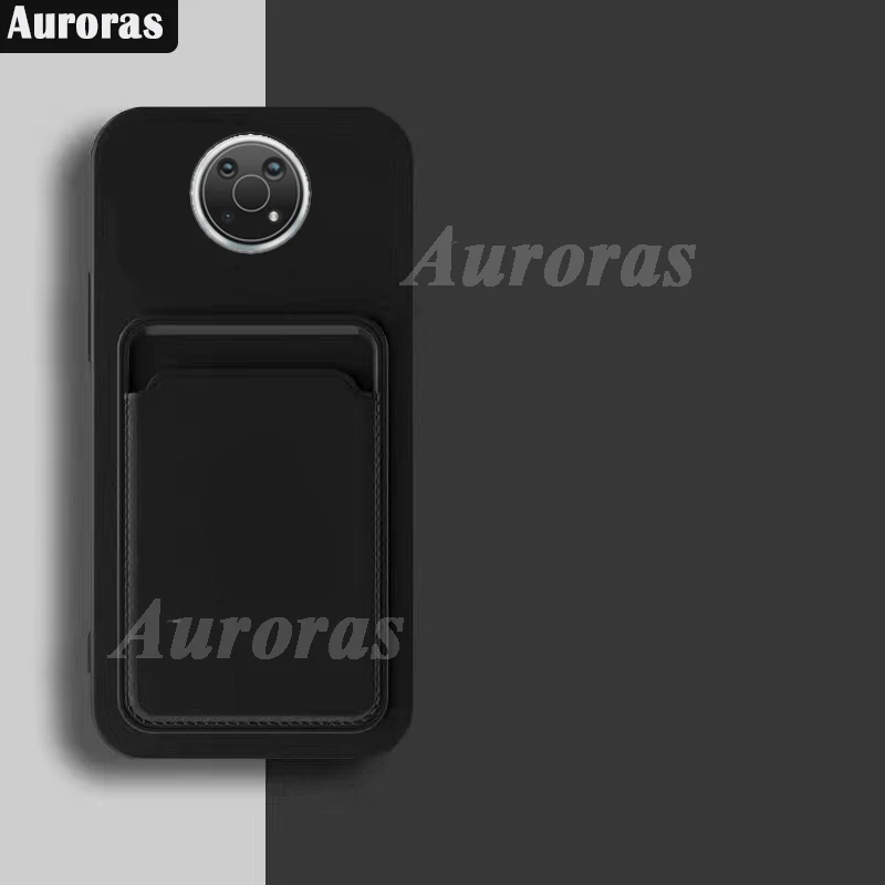 

Auroras For Nokia G10 Case Luxury Wallet Card Slot Back Cover Soft Silicone Hybrid Protector For Nokia G20 Case
