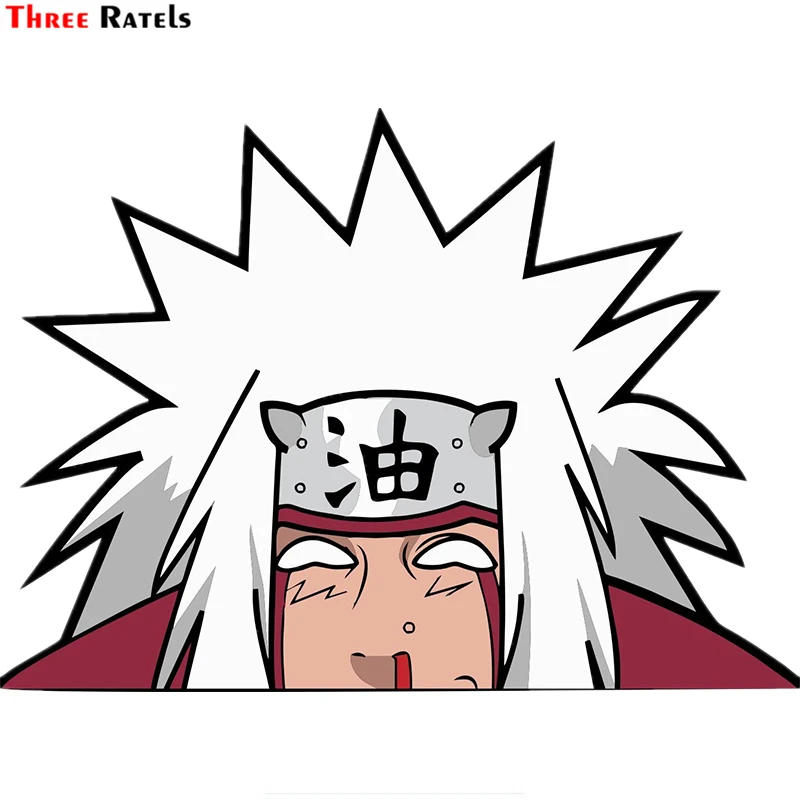 Наклейки на лобовое стекло автомобиля Three Ratels FC620 Белый Ниндзя крутая наклейка