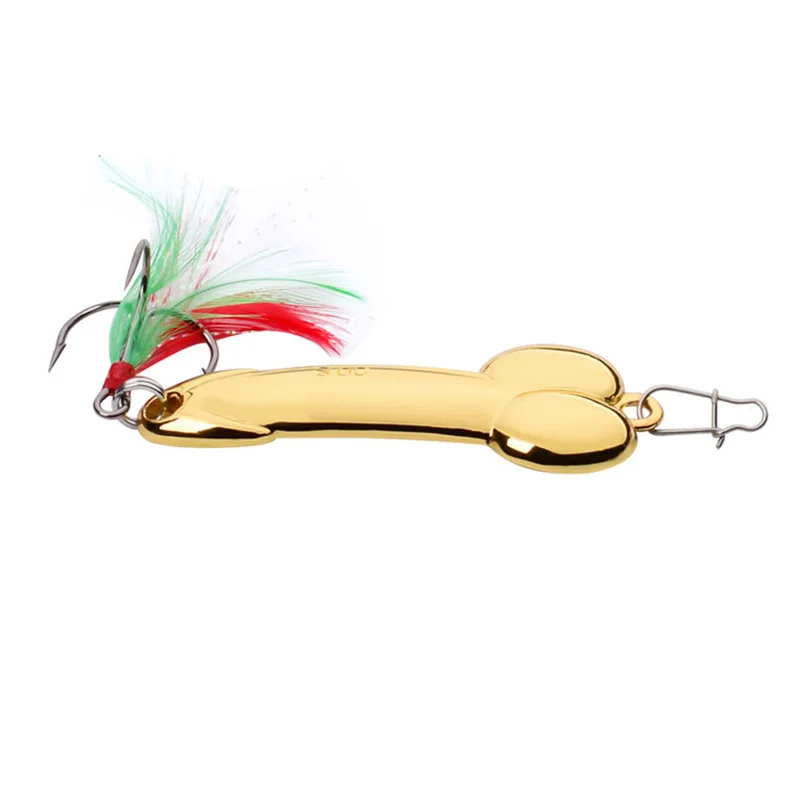 Металлическая ложка рыболовная приманка перо крючок металлическая Спиннер