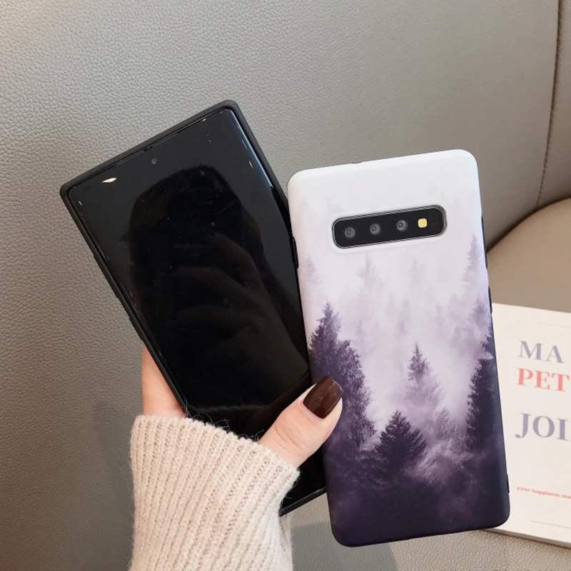 YHBBCASES Ретро градиентный чехол для телефона с рисунком &quotКартина маслом&quot Чехлы