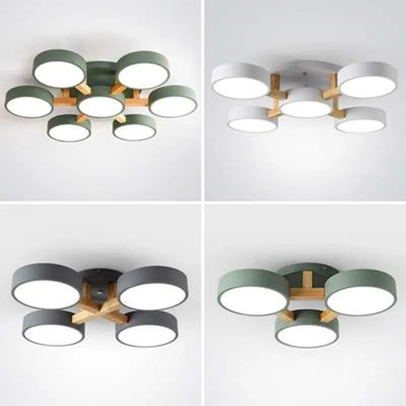 Современная Минималистичная потолочная лампа в скандинавском стиле для спальни