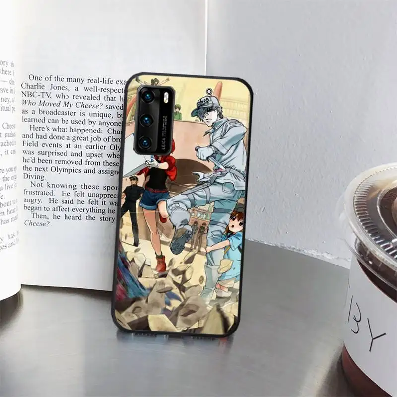 

Anime Cells At Work Hot Sale Phone Cases for huawei P40 pro lite P8 P9 P10 P20 P30 psmart 2019 2017 2018