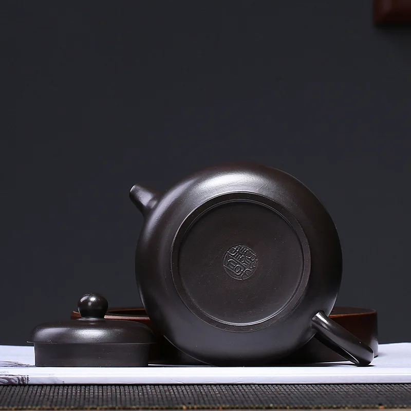 

Yixing Purple Clay Teapot, Purple Clay, Handmade, Chinese Tea Set, Tea Culture, Drinking Utensils, Black Clay Jade Teapot