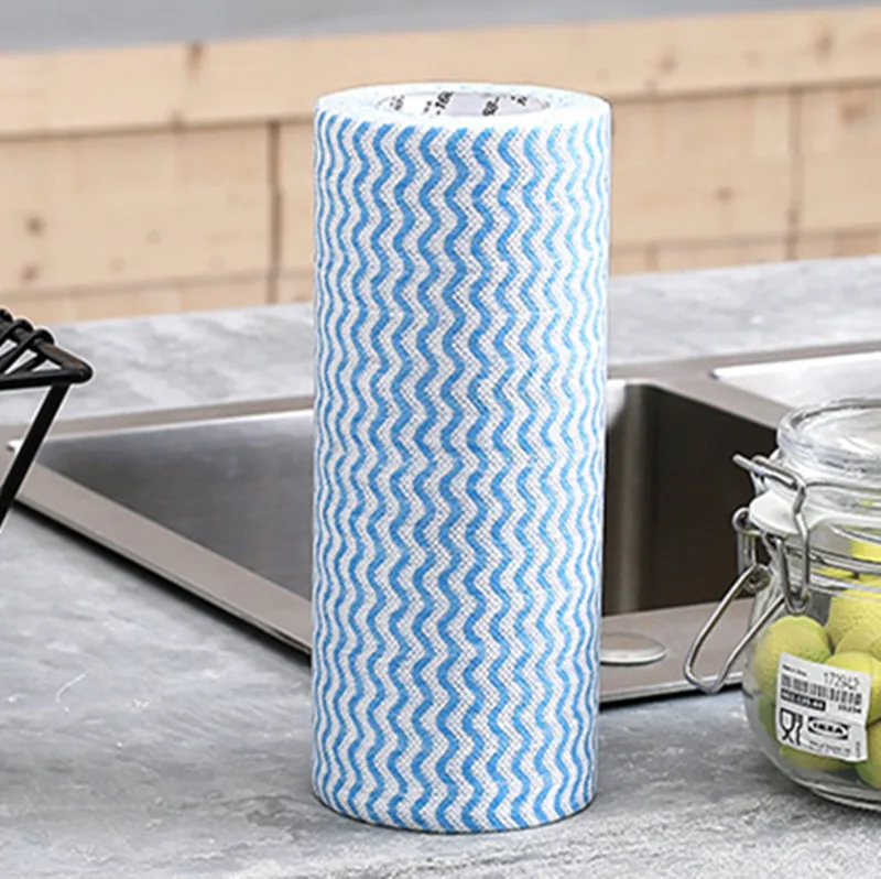 Ткань для чистки кухни Нетканая ткань прочная впитывающая многофункциональная