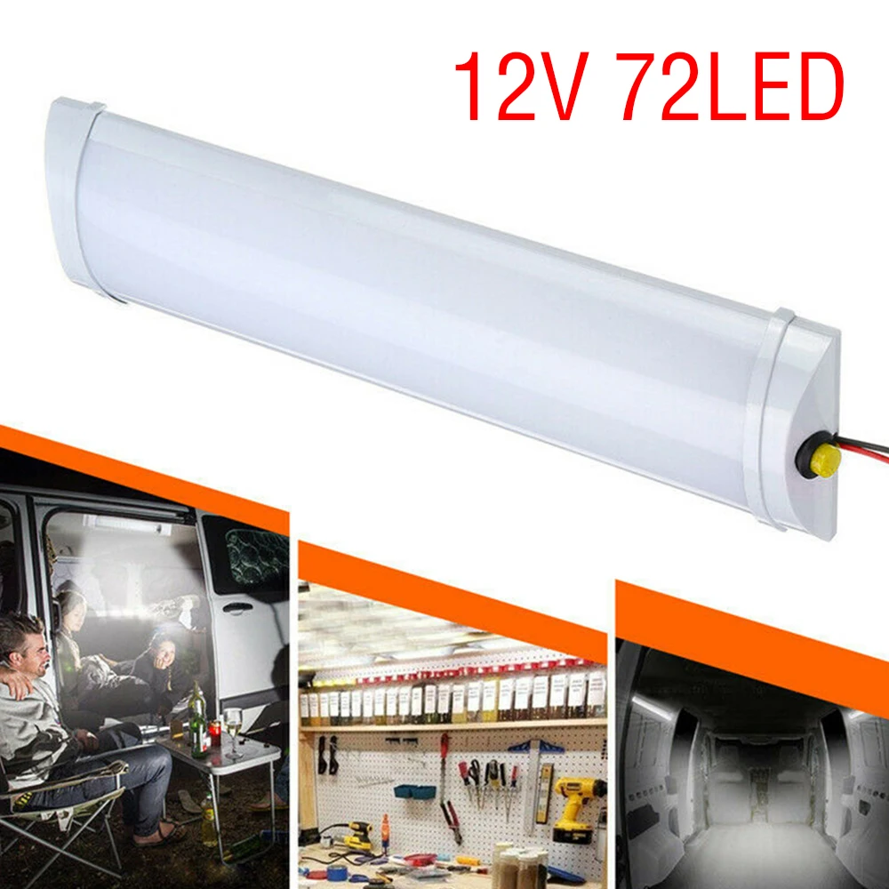 1/2 шт. 12 В Автомобильный интерьер 72 светодиодный ная световая балка 10 Вт Световая