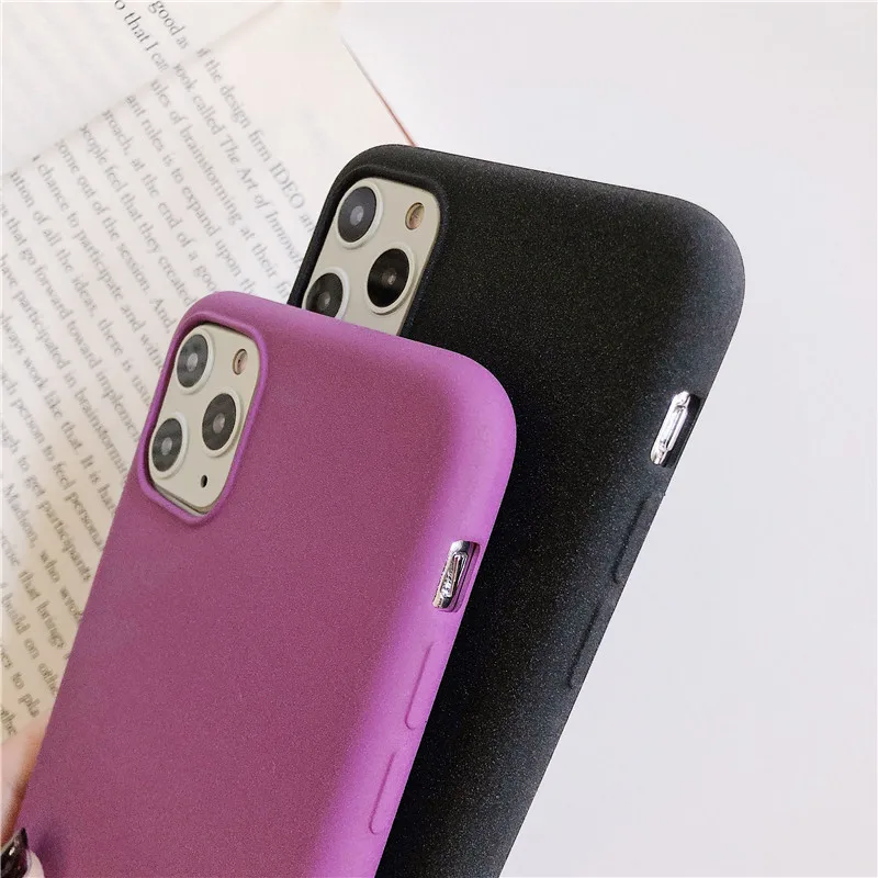 Однотонный ультратонкий i чехол для телефона iphone 11 Pro Max 6 S 7 8 Plus X XR Роскошный XS MAX |